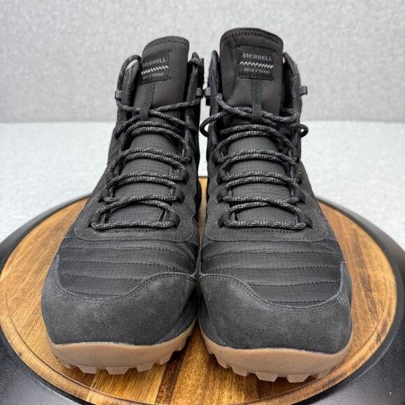 Merrell Nova 3 Thermo Boots Men\'s 13 Black Vibram Soles Mid Insulated main image 4